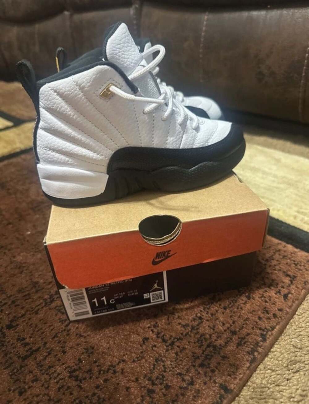 Air Jordan 12 Retro PS Royalty Taxi White Metallic Gold 151186-170
